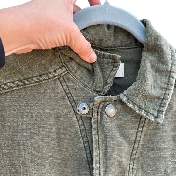 We The Free Free People Women's Cargo Zip Utility Jumpsuit in Green Size XS - Picture 7 of 11